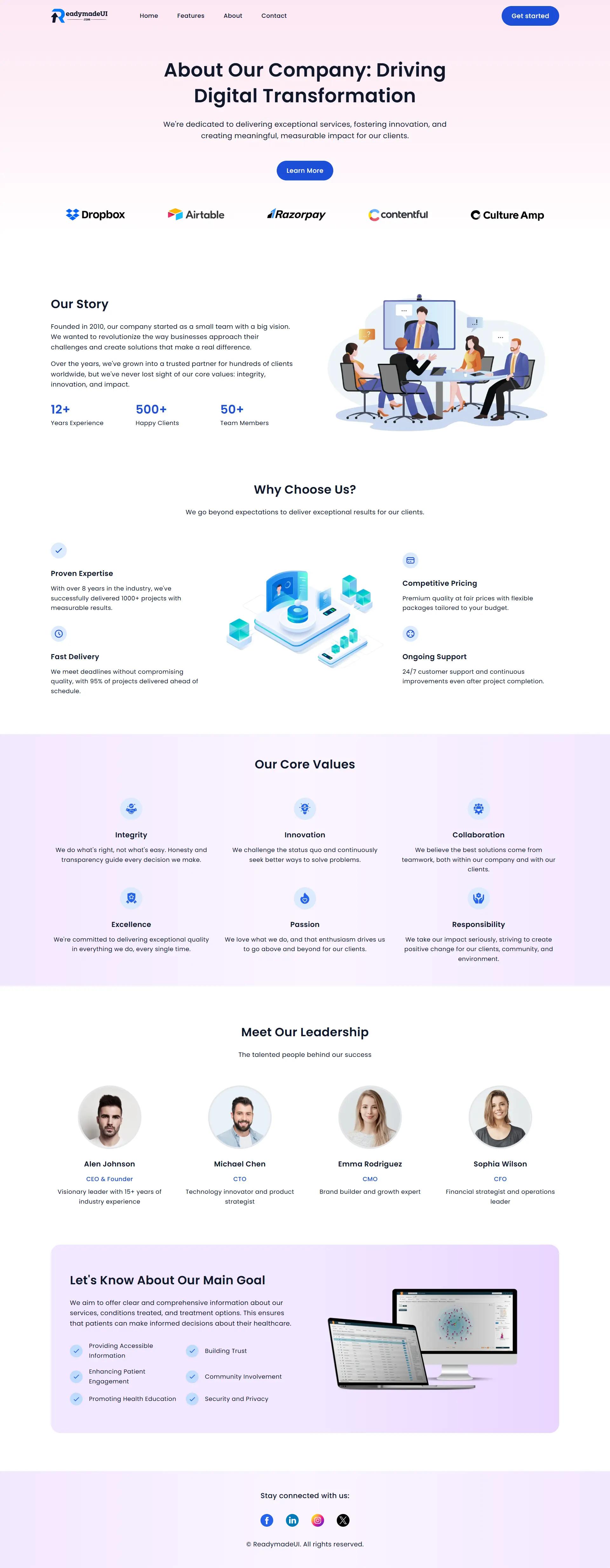 tailwind CSS about-landing-page-example-2 image