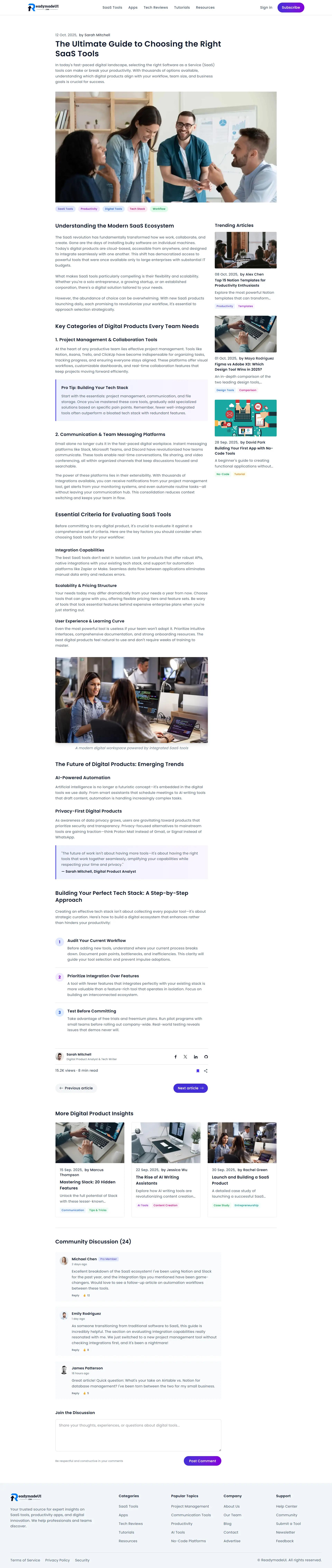 tailwind CSS blog-detail-page image