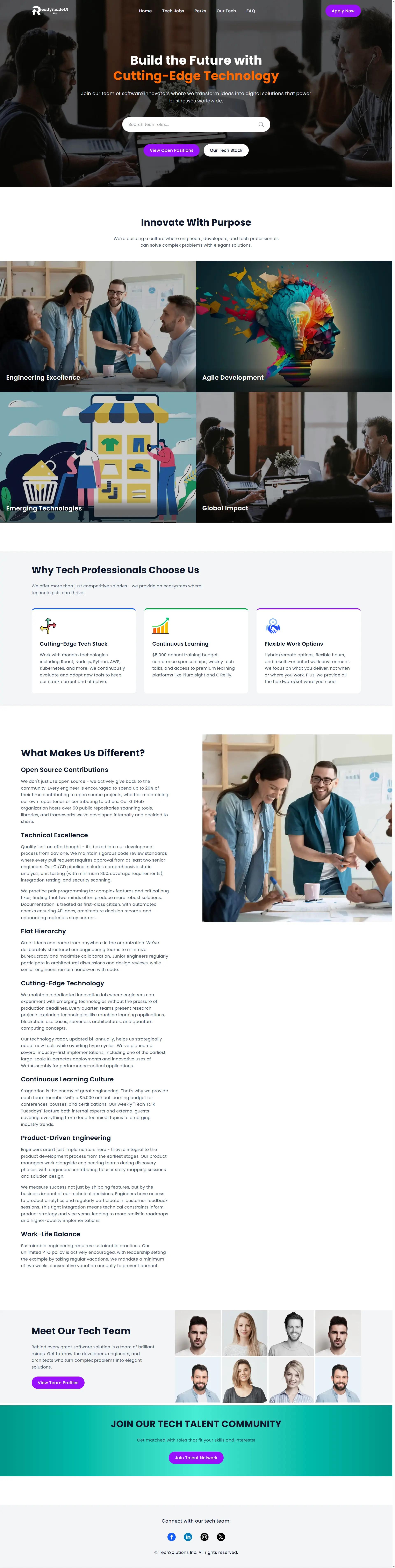 tailwind CSS career-landing-page-example-3 image