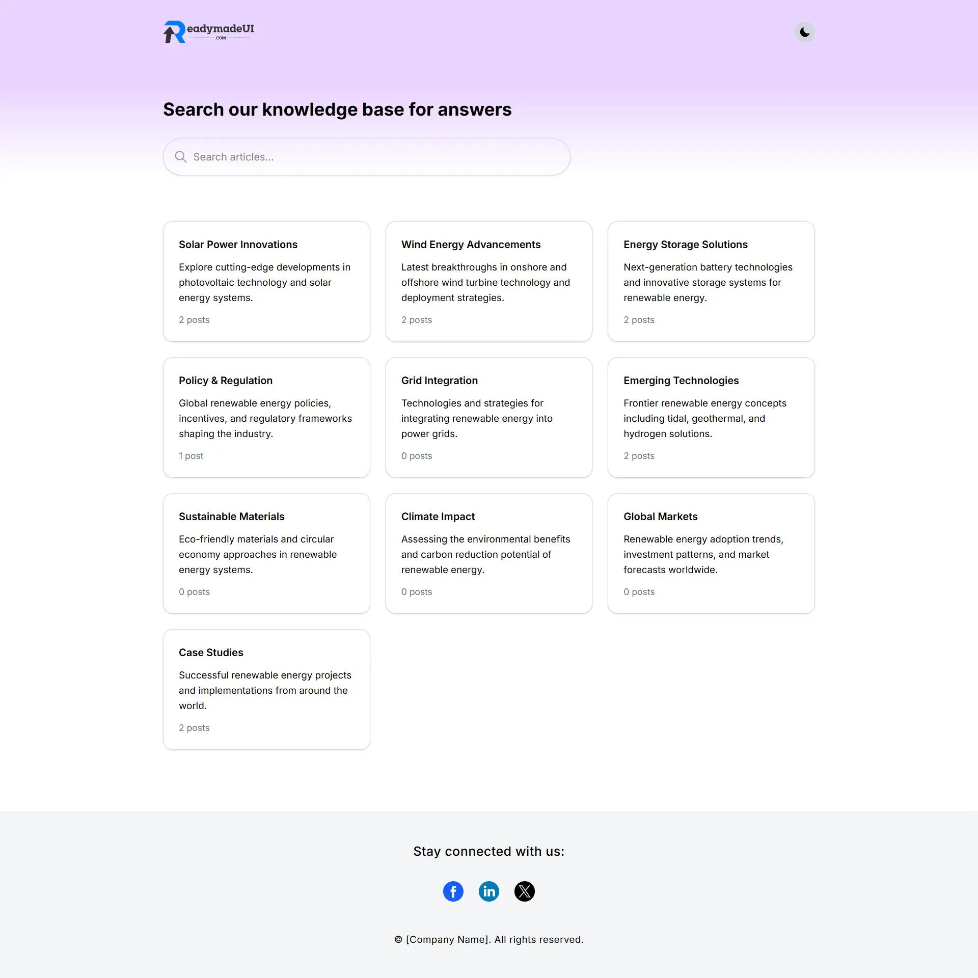 tailwind CSS nextjs-knowledge-base-blog image