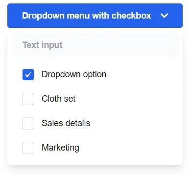 tailwind CSS dropdowns image