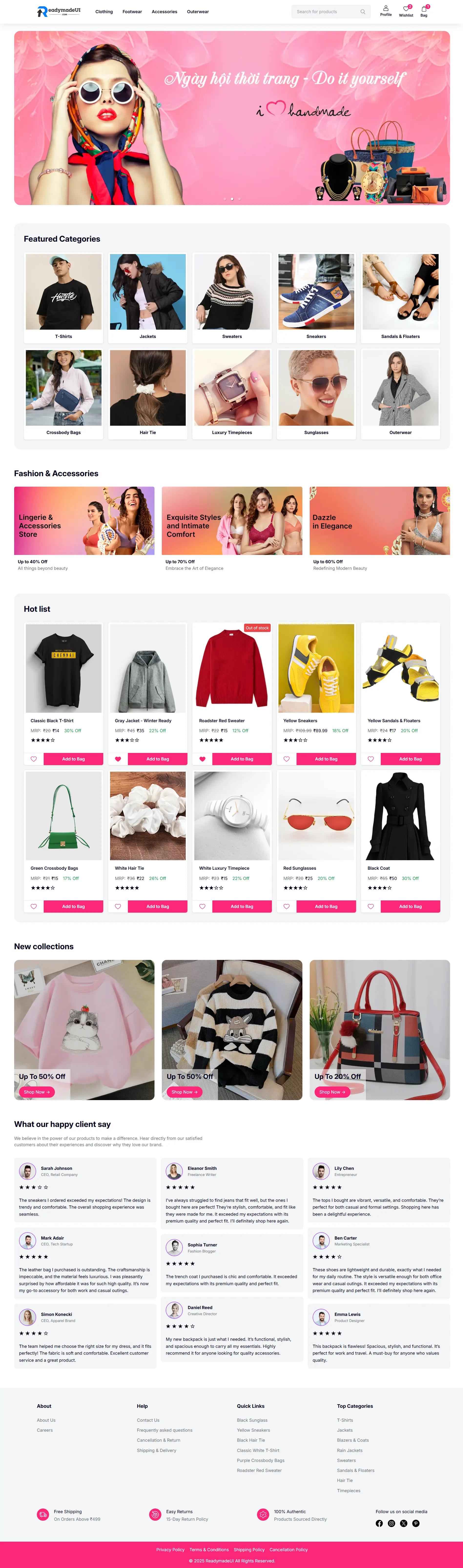 tailwind CSS nextjs-ecommerce-typescript-website-fashion-and-accessories image