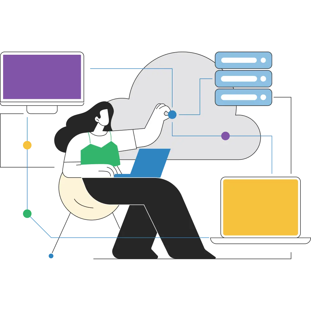 Restaurant dashboard illustration